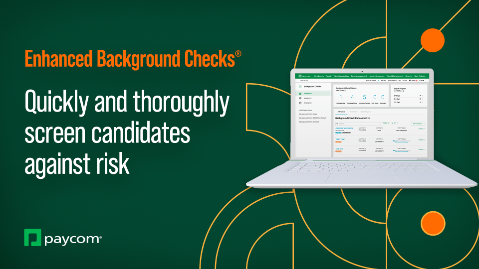 Background Checks HR Software | Paycom