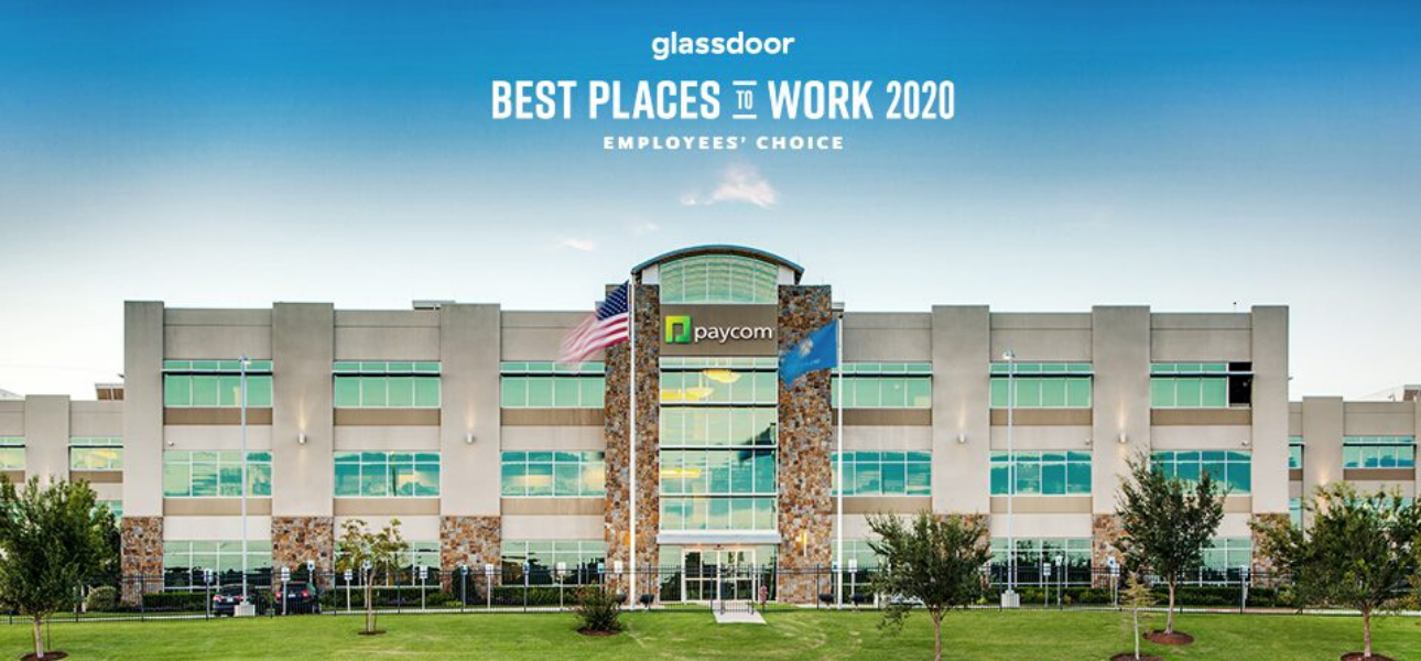 Paycom Named One of Glassdoor’s Best Places to Work for 2020 | Paycom Blog