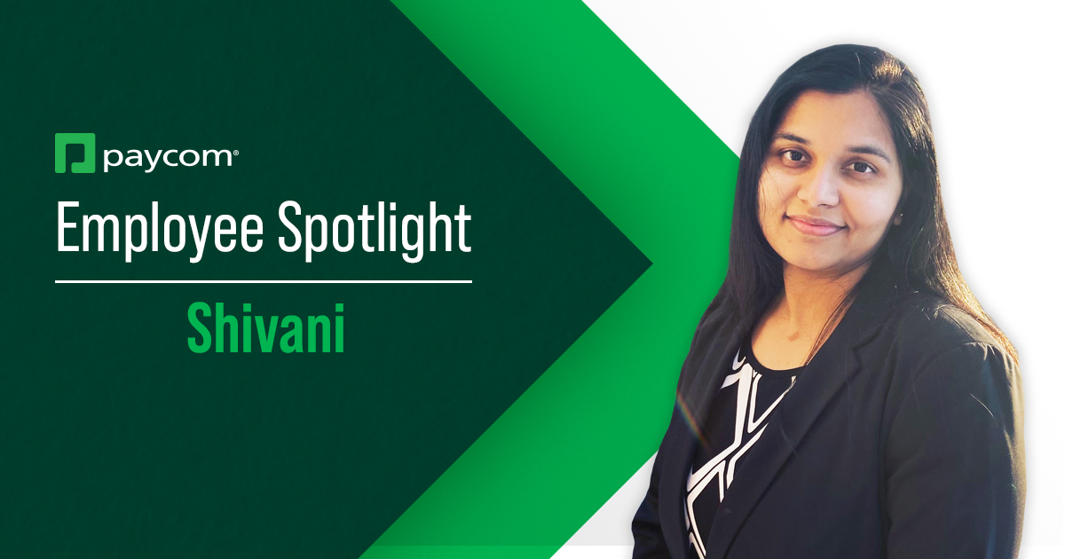 Employee Spotlight: Meet Shivani | Paycom Careers