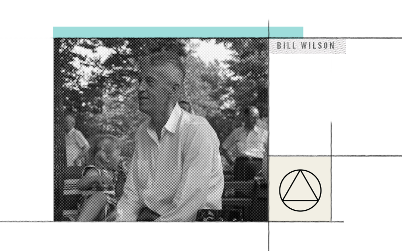 Bill Wilson sitting and smiling